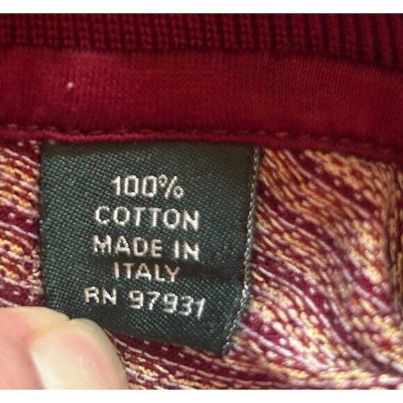 Masters Golf Clubhouse Collection Men's Polo Shirt L Burgundy Masters Golf Logo - Picture 6 of 7